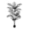 6ft. Artificial Halloween Black Paradise Palm Tree